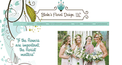 Desktop Screenshot of blakesfloraldesign.com